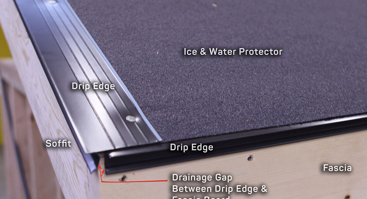 drip edge drainage